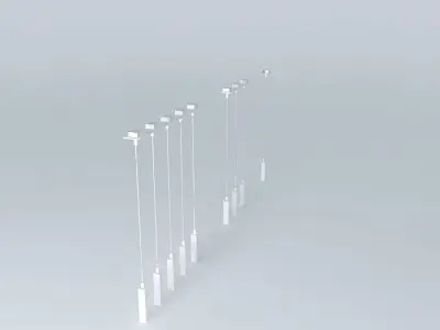 modern chandelier Free 3D model buy
