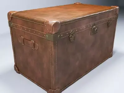 S00079 MAYFAIR STEAMER TRUNK Low-poly 3D model