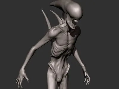 Alien Neomorph 3D model purchase