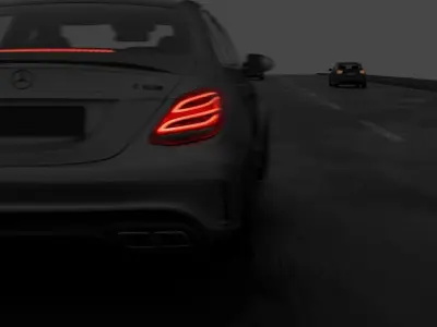 Mercedes C63 Amg Sedan 2019 Free 3D model