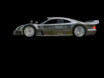 Mercedes-Benz AMG CLK GTR 3D MODEL Free 3D model