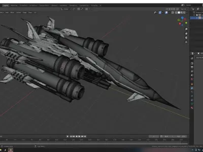 Inthira Fighter STL 3D print model