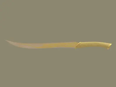 Legolas dagger 3D model