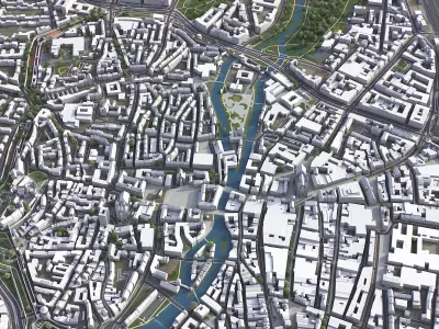 Nuremberg Low-poly 3D model