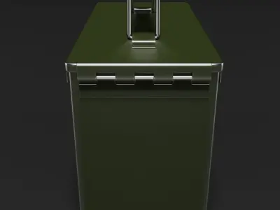 Metal Ammunition Case 3D model