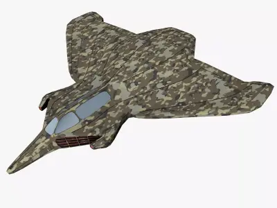 space mosquito A Low-poly 3D model