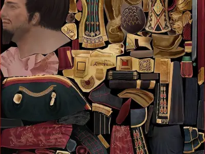 Frozen Qin Shi Huang 3D model