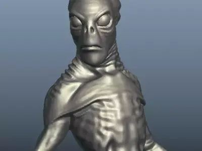 alien x files fight the future figure 3D print model