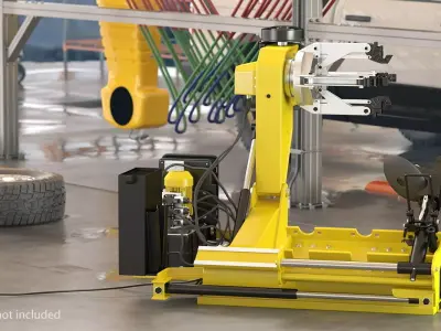 Truck Tyre Changing Machine 3D model