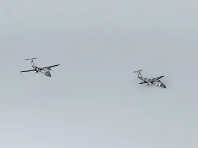 DeHavilland DHC-8-300/Dash-8 Template Free 3D model