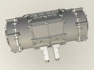 Lotus Evija engine 3D model