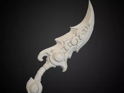 Stylized Sword 11 3D model
