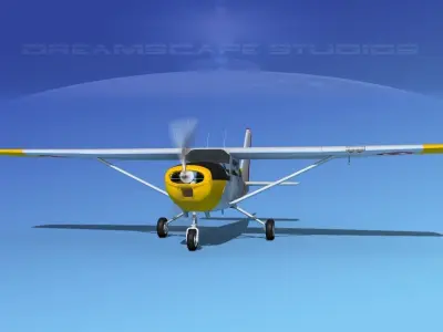 Cessna T-41 Mescalero Peruvian AF 3D model