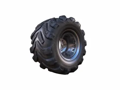 3d Render Off-road All-terrain Tire 3D model
