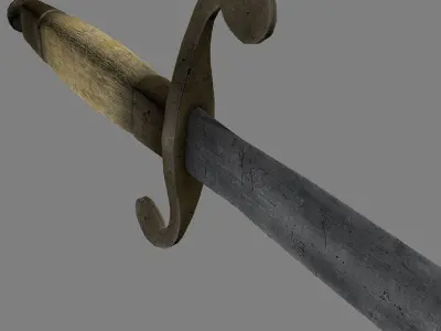 Naval dirk 3D model