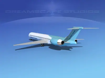 McDonnell Douglas MD-90 Southern Charter 3D model