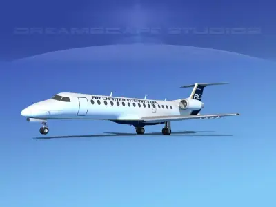 Embraer ERJ-140 Air Charter Intl 3D model