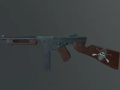 Thompson Low-poly 3D model