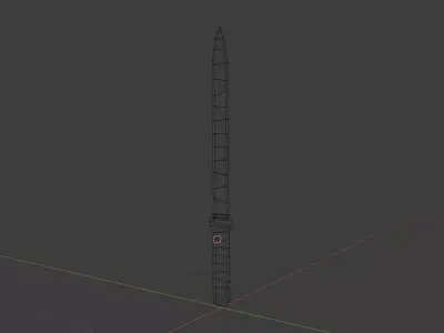 Basic Sword Free low-poly 3D model