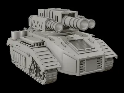 Concept Tank 3 - Only Mesh 3D model