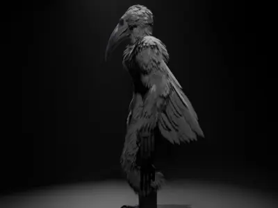 Opium Bird Free Rigged 3D Model Free 3D model