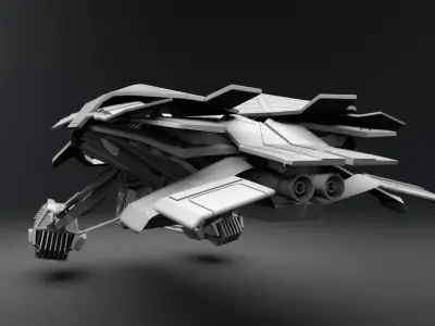 The Bat Copter scale model 3D print model