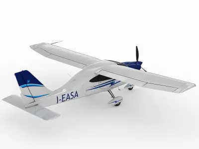Tecnam P2010 3D model
