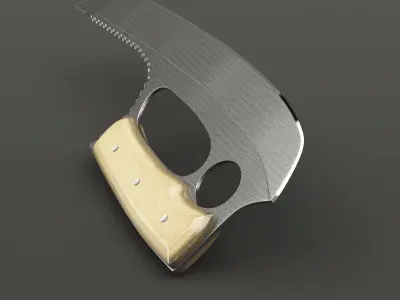 Knife Weapon Concept Low-poly 3D model