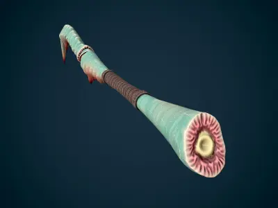 Mantis Sword Low-poly 3D model