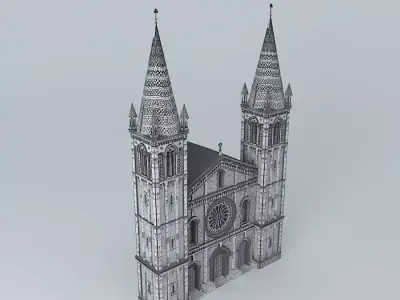 Church london cathedral 3D model