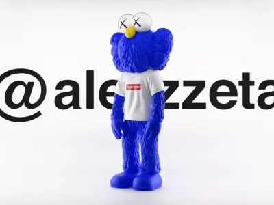 Kaws BFF Box Logo Supreme for Ptint 3D print model