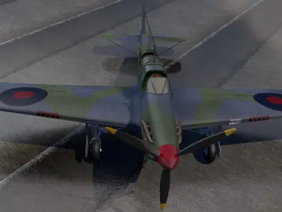 Fairey Fulmar Mk-1 3D model