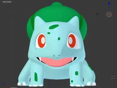 Balbasaur pokemon Free 3D model