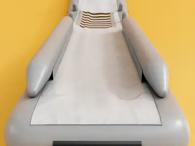 Aircraft Evacuation Slides Low-poly 3D model