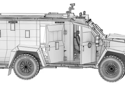 Bearcat military G3 3D model