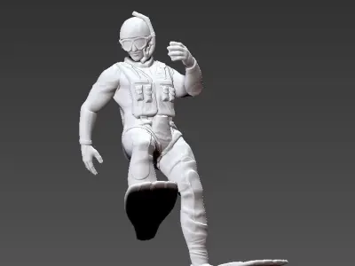Coast Guard Rescue Swimmer 3D print model