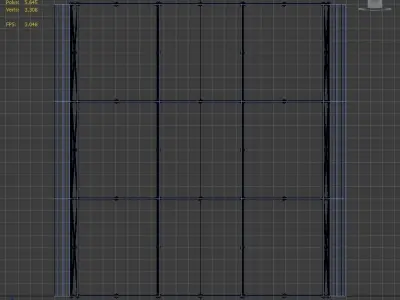 Banner Wall Display Low-poly 3D model