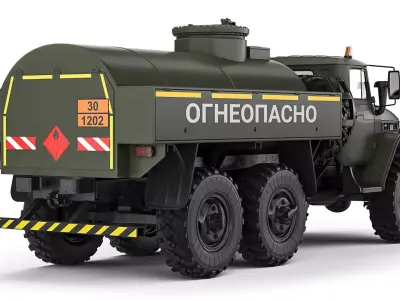 Ural 4320 ATZ-5 1998 3D model