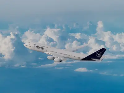 Boeing 747-8i 3D model