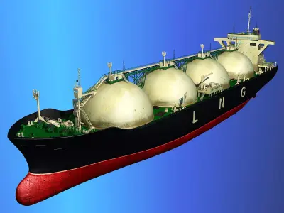LNG Tanker 3D model