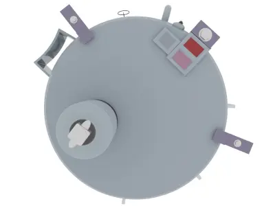 Single Phase Electric Pole Transformer 3D model