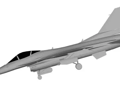 Mitsubishi F-2 3D model