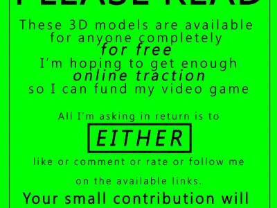  Payphone Blue New-York PBR Free low-poly 3D model