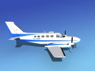 Cessna 425 Conquest I V03 3D model