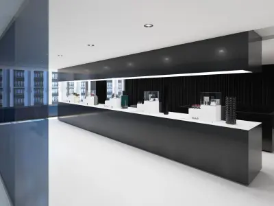 Cosmetics Skincare Beauty Store V1 3D model