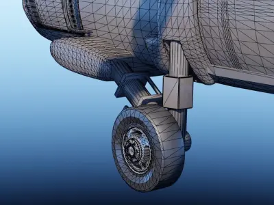 uh60 blackhawk Low-poly 3D model