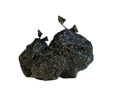 Bin Bags - Realistic Game-ready Free low-poly 3D model