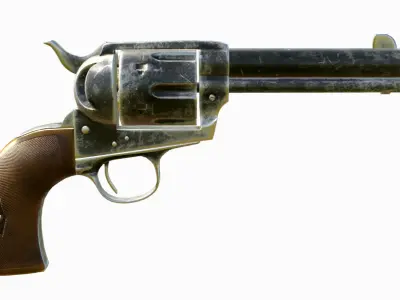 old colt Low-poly 3D model