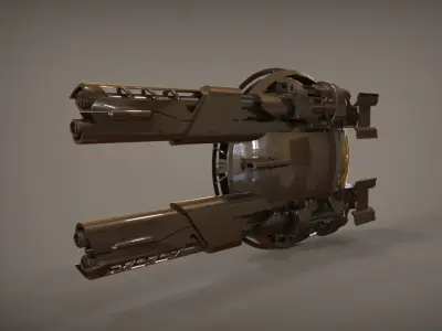 Mech Weapon 3D model