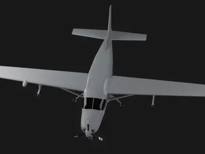 Northrop Grumman AC-208 ELIMINATOR GUNSHIP - 3D model